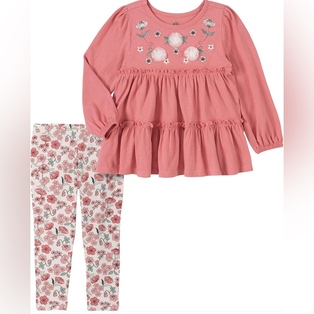 Kids Headquarters Girls' 2 Pieces Leggings Set - Picture 1 of 5